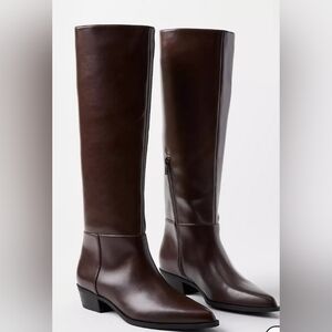 LOFT Modern Tall Riding Boots         Dark Brown Over the Knee Boots